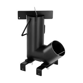 Camping Rocket Stove, Wood Burning Portable Rocket Stove with Carrying Bag for Backpacking, Carbon Steel, Burn Wood