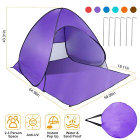 UV Resistant Automatic Waterproof Tent Canopy (Option: Style1)