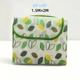 Extra Large Outdoor Picnic Blanket, Camping, Beach, BBQ Mat - Heavy-Duty Portable Indoor - Large Gathering, Parties (Color: Leaves)